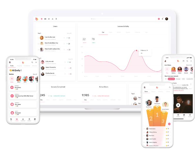 YOOBIC Mobile Learning Platform Demo Request